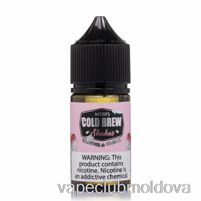 Kit Vape Pod Strawberi Si Crema - Nitros Cold Brew Saruri - 30ml 25mg